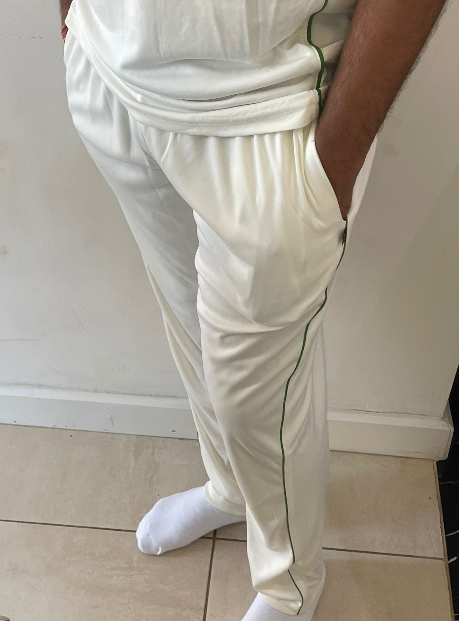 Multicolor White Cricket Uniform